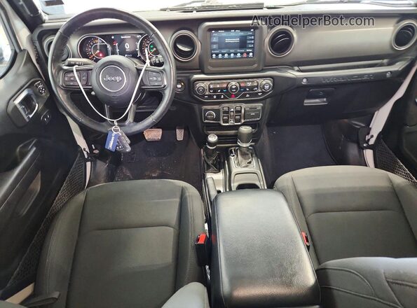 1C4HJXDG2NW133962 2022 JEEP WRANGLER White Dashboard view