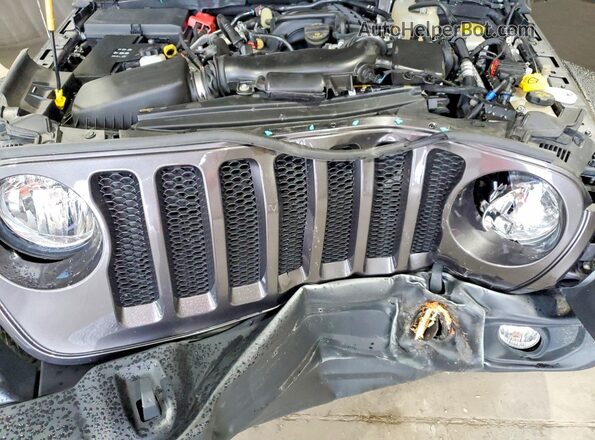 1C4HJXDG2NW199377 2022 JEEP WRANGLER Черный Вид подкапотного пространства