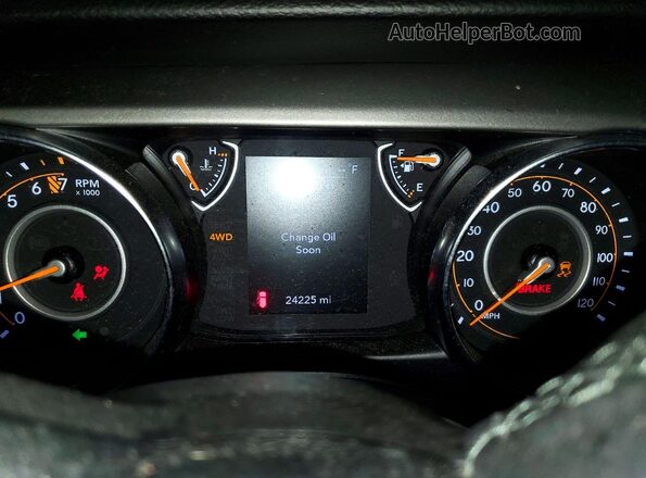 1C4HJXDG2NW199377 2022 JEEP WRANGLER Черный Вид щитка приборов