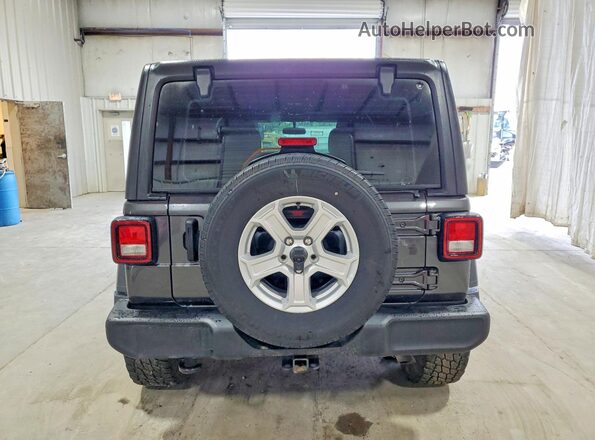 1C4HJXDG2NW199377 2022 JEEP WRANGLER Черный Вид сзади