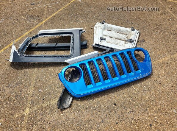 1C4HJXDG2NW236802 2022 JEEP WRANGLER Синий Вид подкапотного пространства