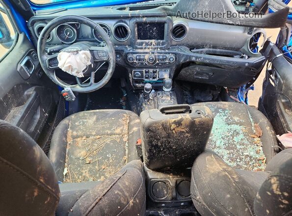 1C4HJXDG2NW236802 2022 JEEP WRANGLER Синий Вид панели приборов