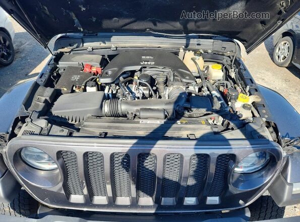 1C4HJXDG2PW595117 2023 JEEP WRANGLER Gray Engine compartment view