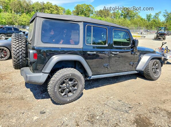 1C4HJXDG3MW511222 2021 JEEP WRANGLER Black Tył prawy
