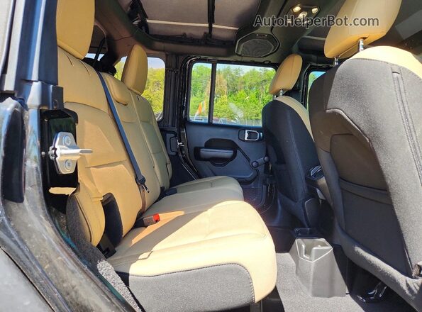 1C4HJXDG3MW511222 2021 JEEP WRANGLER Black Widok wnętrza z tyłu