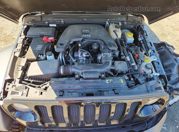 1C4HJXDG3MW511222 2021 JEEP WRANGLER Black Widok komory silnika
