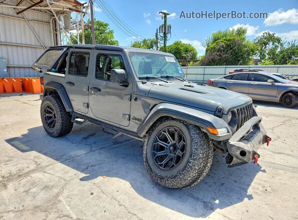 1C4HJXDG3MW810757 2021 JEEP WRANGLER Gray Առջևի աջ