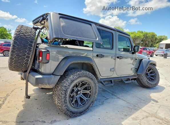 1C4HJXDG3MW810757 2021 JEEP WRANGLER Gray Հետևի աջ