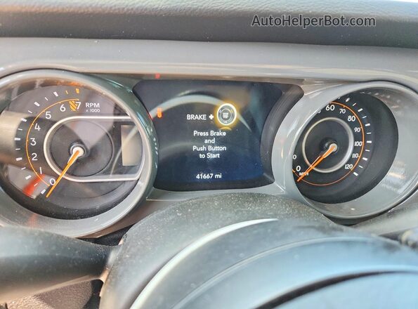 1C4HJXDG3MW810757 2021 JEEP WRANGLER Gray Սարքավորումների վահանակի տեսք