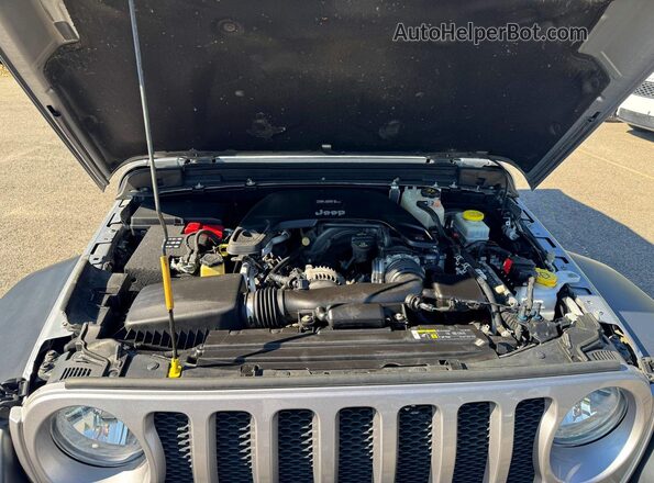 1C4HJXDG4JW171848 2018 JEEP WRANGLER Silver Հետևի տեսք