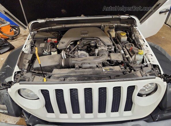 1C4HJXDG4KW500579 2019 JEEP WRANGLER White Շարժիչի բաժամունքի տեսք