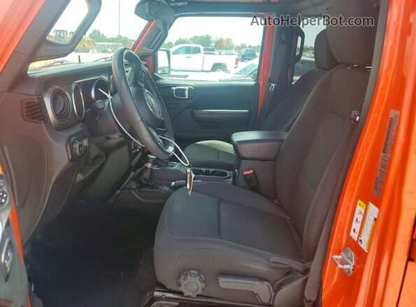 1C4HJXDG4KW679013 2019 JEEP WRANGLER Orange Вид салону спереду