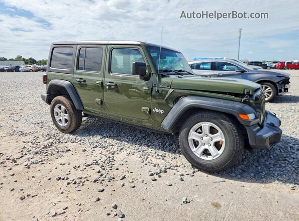 1C4HJXDG4LW310413 2020 JEEP WRANGLER Green Передня права чверть