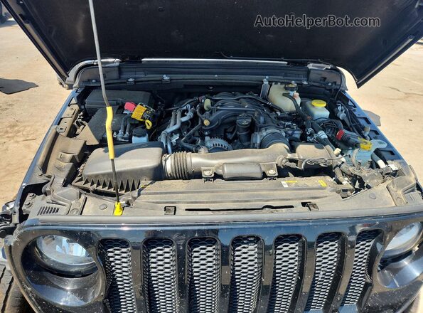 1C4HJXDG4NW158166 2022 JEEP WRANGLER Черный Вид подкапотного пространства