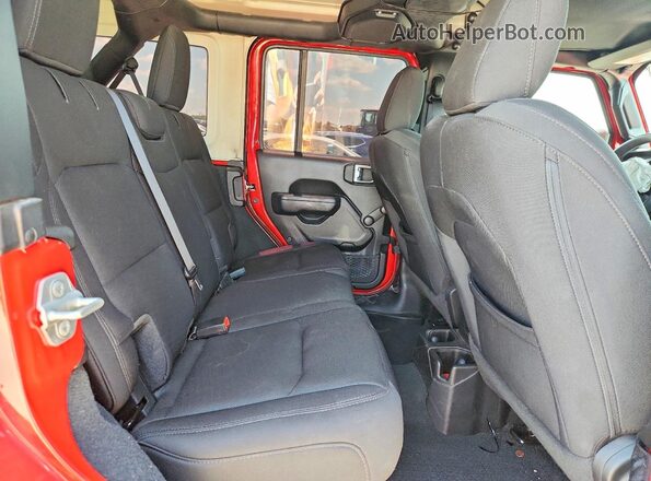 1C4HJXDG4NW252466 2022 JEEP WRANGLER Красный Вид задней части салона