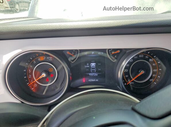 1C4HJXDG4PW510083 2023 JEEP WRANGLER Charcoal Вид щитка приладів
