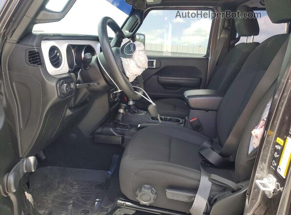 1C4HJXDG4PW510083 2023 JEEP WRANGLER Charcoal Вид салону спереду