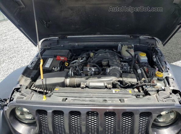 1C4HJXDG4PW510083 2023 JEEP WRANGLER Charcoal Вид підкапотного простору