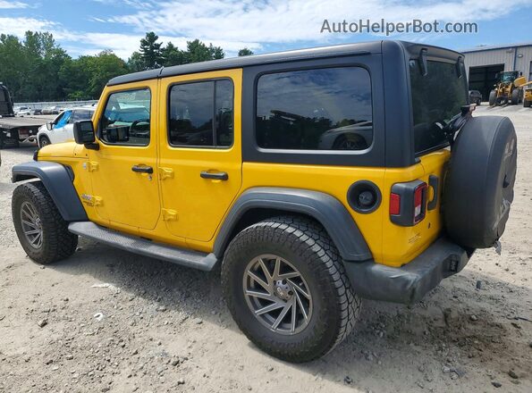 1C4HJXDG6JW297614 2018 JEEP WRANGLER Yellow უკანა მარცხენა