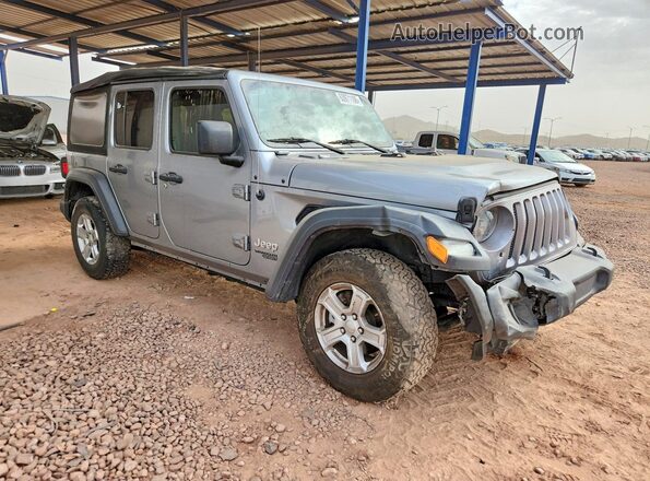 1C4HJXDG6LW229770 2020 JEEP WRANGLER Silver Передня права чверть