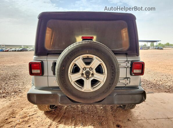 1C4HJXDG6LW229770 2020 JEEP WRANGLER Silver Вид ззаду