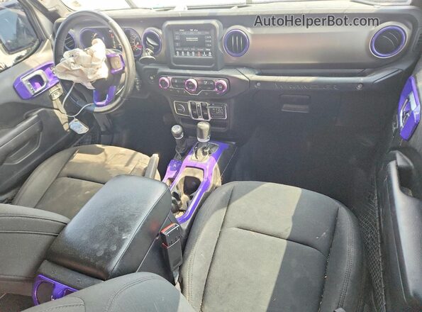 1C4HJXDG6LW342425 2020 JEEP WRANGLER Gray Առջևի վահանակի տեսք