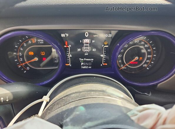 1C4HJXDG6LW342425 2020 JEEP WRANGLER Gray Սարքավորումների վահանակի տեսք