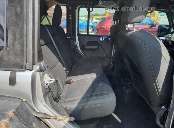 1C4HJXDG6LW342425 2020 JEEP WRANGLER Gray Հետևի նստատեղերի տեսք