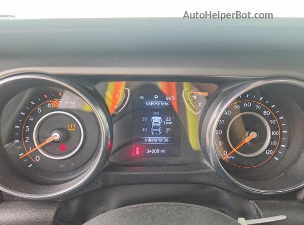 1C4HJXDG6PW568406 2023 JEEP WRANGLER Gray Սարքավորումների վահանակի տեսք