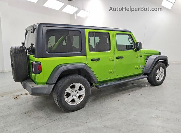 1C4HJXDG7JW273239 2018 JEEP WRANGLER Green უკანა მარჯვენა