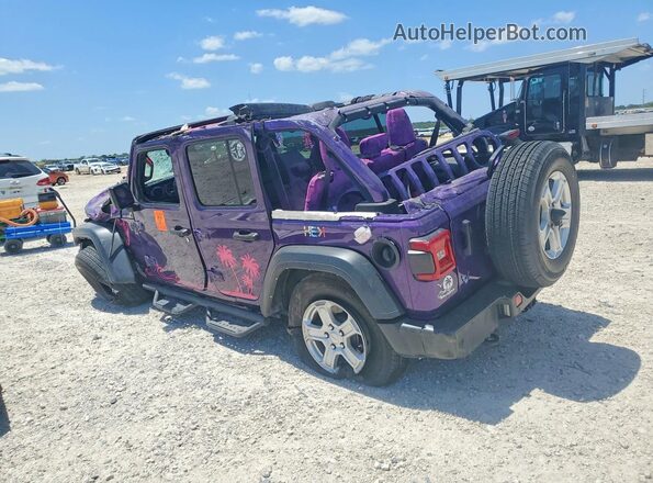 1C4HJXDG7PW577244 2023 JEEP WRANGLER Purple Trasero izquierdo