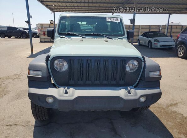 1C4HJXDG7PW619959 2023 JEEP WRANGLER Turquoise Front view