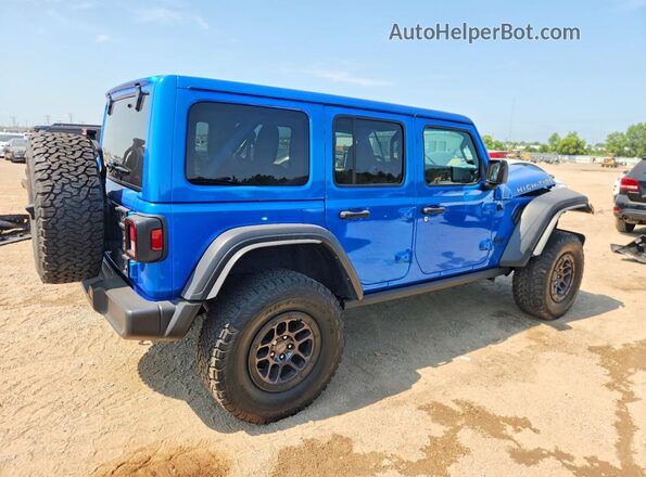 1C4HJXDG7PW671883 2023 JEEP WRANGLER Синий Задняя правая четверть