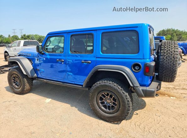 1C4HJXDG7PW671883 2023 JEEP WRANGLER Синий Задняя левая четверть