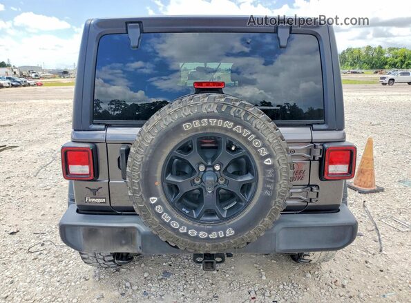 1C4HJXDG8MW760941 2021 JEEP WRANGLER Black Հետևի տեսք