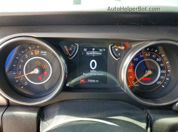 1C4HJXDG8MW760941 2021 JEEP WRANGLER Black Սարքավորումների վահանակի տեսք