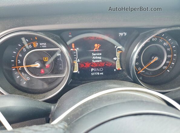 1C4HJXDG8MW836450 2021 JEEP WRANGLER Gray ხელსაწყოთა პანელის ხედი