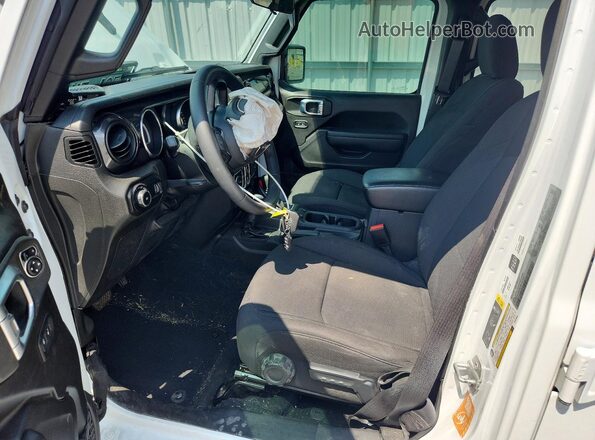 1C4HJXDG8PW578399 2023 JEEP WRANGLER White Widok wnętrza z przodu