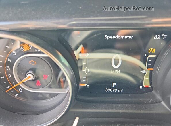 1C4HJXDG8PW578399 2023 JEEP WRANGLER White Widok zestawu wskaźników