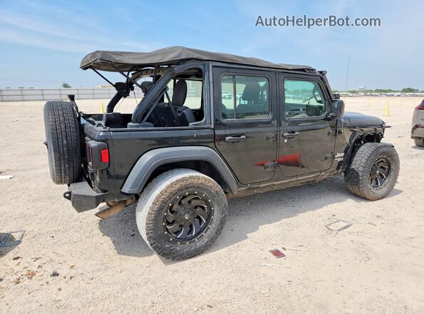 1C4HJXDG9JW136397 2018 JEEP WRANGLER Black Հետևի աջ