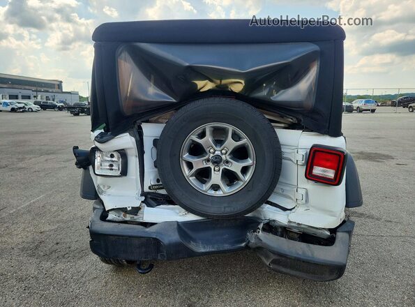1C4HJXDG9LW238348 2020 JEEP WRANGLER White Вид ззаду