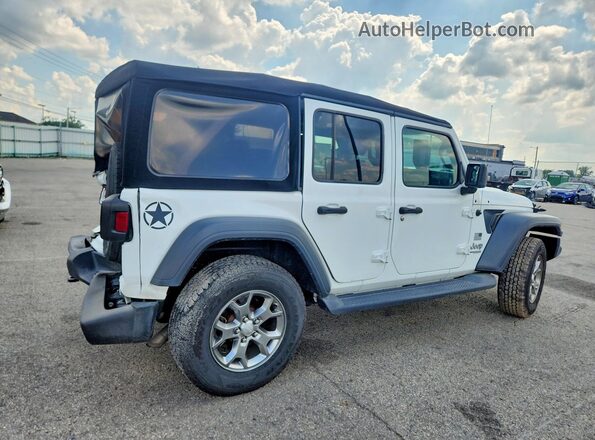 1C4HJXDG9LW238348 2020 JEEP WRANGLER White Задня права чверть