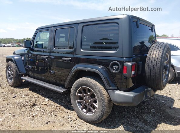 1C4HJXDG9MW738348 2021 JEEP WRANGLER UNLIMITED Черный Задняя левая четверть