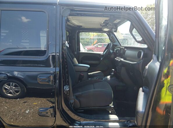 1C4HJXDG9MW738348 2021 JEEP WRANGLER UNLIMITED Черный Вид салона спереди