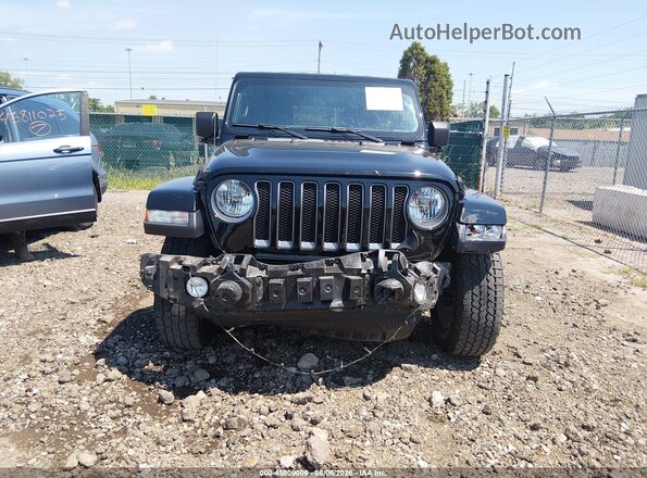 1C4HJXDG9MW738348 2021 JEEP WRANGLER UNLIMITED Черный Вид задней части салона