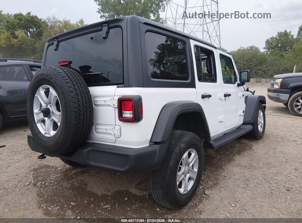 1C4HJXDG9MW858778 2021 JEEP WRANGLER UNLIMITED Белый Задняя правая четверть