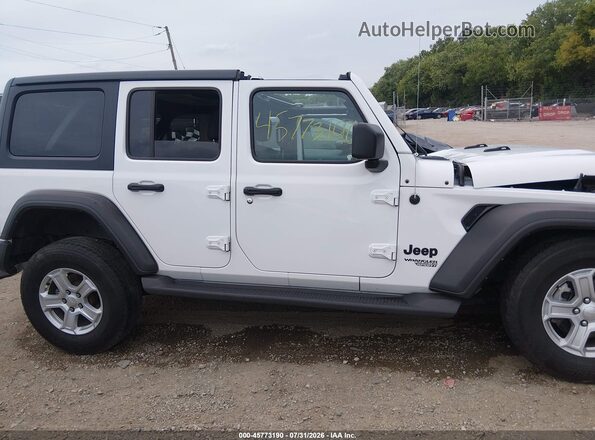 1C4HJXDG9MW858778 2021 JEEP WRANGLER UNLIMITED Белый Вид задней части салона