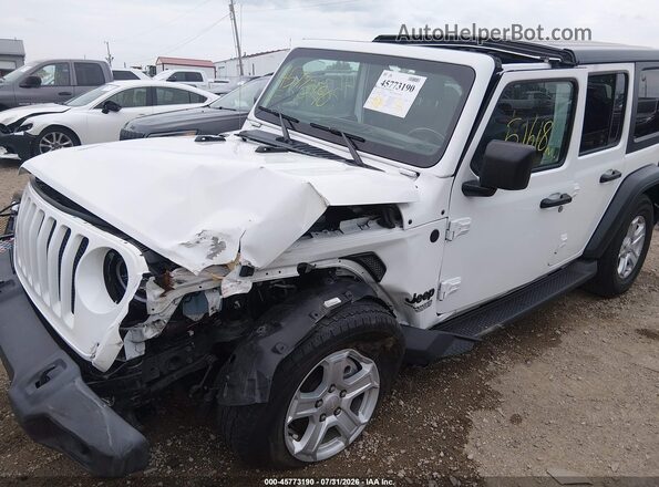 1C4HJXDG9MW858778 2021 JEEP WRANGLER UNLIMITED Белый Вид спереди