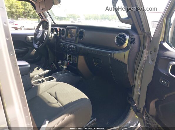 1C4HJXDGXMW506597 2021 JEEP WRANGLER UNLIMITED Серый Вид салона спереди