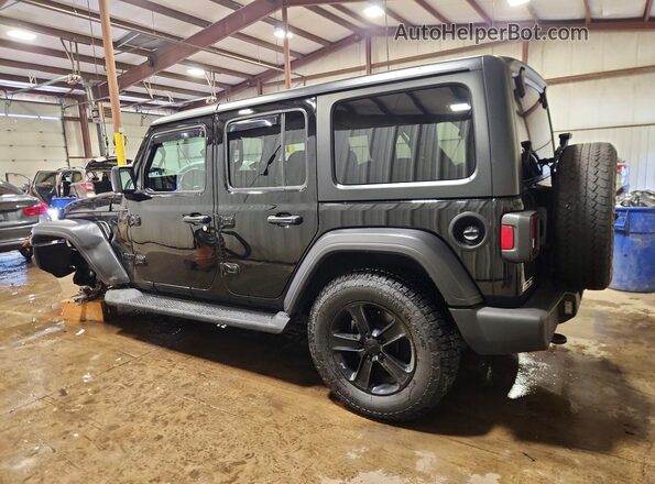 1C4HJXDGXMW745695 2021 JEEP WRANGLER Black უკანა მარცხენა
